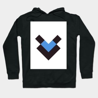 Aston Villa White, Black and Blue 1990 Away Sleeve Hoodie